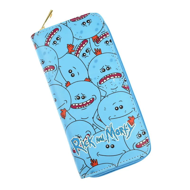 2020 Rick And Morty Blue Wallet Long