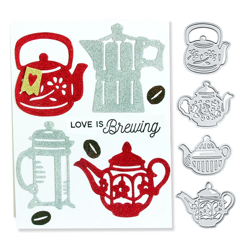 Julyarts Decor Metal Cutting Die Teapot Teakettle Set Metal Die Cuts Cutting Dies For Scrapbooking Embossing Crafts DIY
Julyarts Decor Metal Cutting Die Teapot Teakettle Set Metal Die Cuts Cutting Dies For Scrapbooking Embossing Crafts DIY