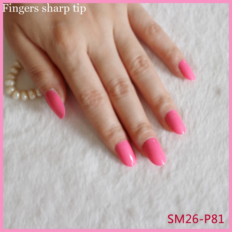 24 Pcs/set Sweet Fashionable Long Round Head Pink Fake nails Candy Color Pure Color Acrylic Nail
24 Pcs/set Sweet Fashionable Long Round Head Pink Fake nails Candy Color Pure Color Acrylic Nail