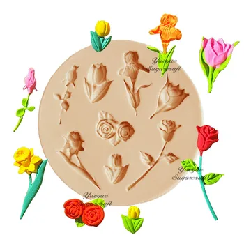 Yueyue Sugarcraft flower rose silicone mold fondant lace mold cake decorating tools chocolate gumpaste mold
Yueyue Sugarcraft flower rose silicone mold fondant lace mold cake decorating tools chocolate gumpaste mold