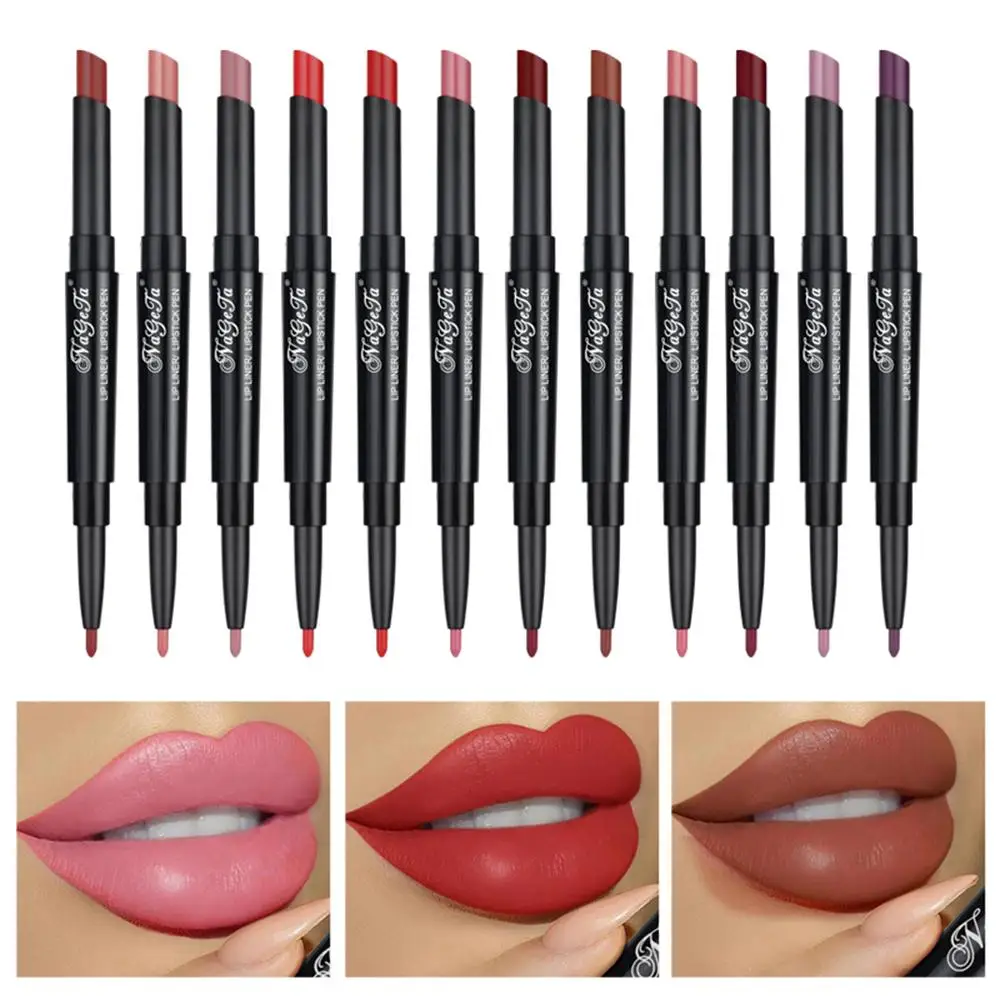 1PC 2 In 1 Waterproof Lip Liner Pencil Lipsticks Beauty Nude Matte Cosmetics Lipliner Pen Long-lasting Lips Sticks Tattoo Makeup
1PC 2 In 1 Waterproof Lip Liner Pencil Lipsticks Beauty Nude Matte Cosmetics Lipliner Pen Long-lasting Lips Sticks Tattoo Makeup