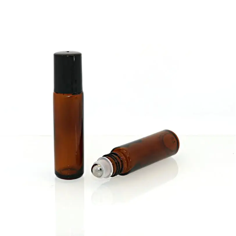 10ml Amber Brown Thick Glass Roll On Essential Oils Bottle + Metal Roller Ball Wholesale 200pcs/lot
10ml Amber Brown Thick Glass Roll On Essential Oils Bottle + Metal Roller Ball Wholesale 200pcs/lot