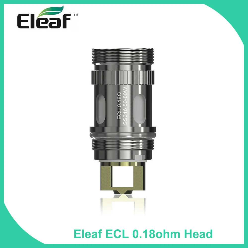5pcs/lot 100% Original Eleaf ECL 0.18ohm Coil Head SS316 50-80W for iJust S Atomizer& Lemo 3 iJust 2 iJust 2 mini atomizer vape
5pcs/lot 100% Original Eleaf ECL 0.18ohm Coil Head SS316 50-80W for iJust S Atomizer& Lemo 3 iJust 2 iJust 2 mini atomizer vape
