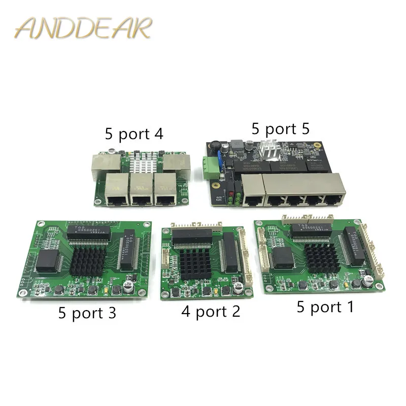 Industrial Ethernet Switch Module 5 Ports Unmanaged10/100/1000mbps PCBA board OEM Auto-sensing Ports PCBA board OEM Motherboard
Industrial Ethernet Switch Module 5 Ports Unmanaged10/100/1000mbps PCBA board OEM Auto-sensing Ports PCBA board OEM Motherboard