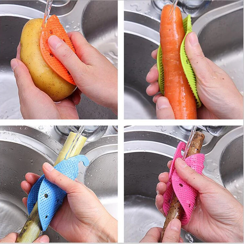 Multi-functional Fruit Vegetable Brush Kitchen Tools Easy Cleaning Brush for Potato Kitchen Home Gadgets Cooking Tools F0101
Multi-functional Fruit Vegetable Brush Kitchen Tools Easy Cleaning Brush for Potato Kitchen Home Gadgets Cooking Tools F0101