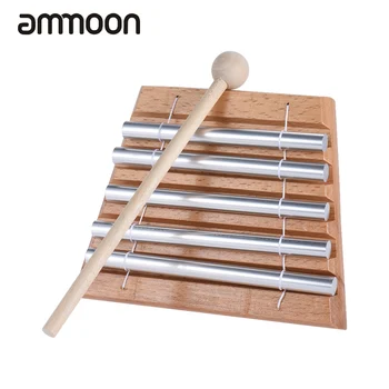 ammoon Children Kids Toddler 5-Tone Tabletop Chimes Educational Instrument with Mallet High Quality Percussion Instrument
ammoon Children Kids Toddler 5-Tone Tabletop Chimes Educational Instrument with Mallet High Quality Percussion Instrument