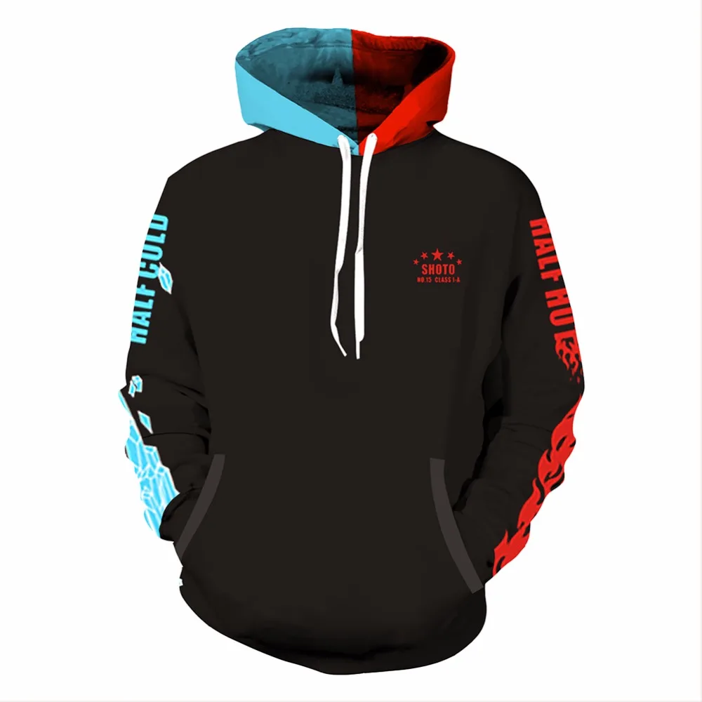 Boku no My Hero Academia Hoodie Todoroki Shoto Cosplay Sweatshirt Hooded Pullover Men Women Coat Streetwear Unisex Hoodie Top
Boku no My Hero Academia Hoodie Todoroki Shoto Cosplay Sweatshirt Hooded Pullover Men Women Coat Streetwear Unisex Hoodie Top