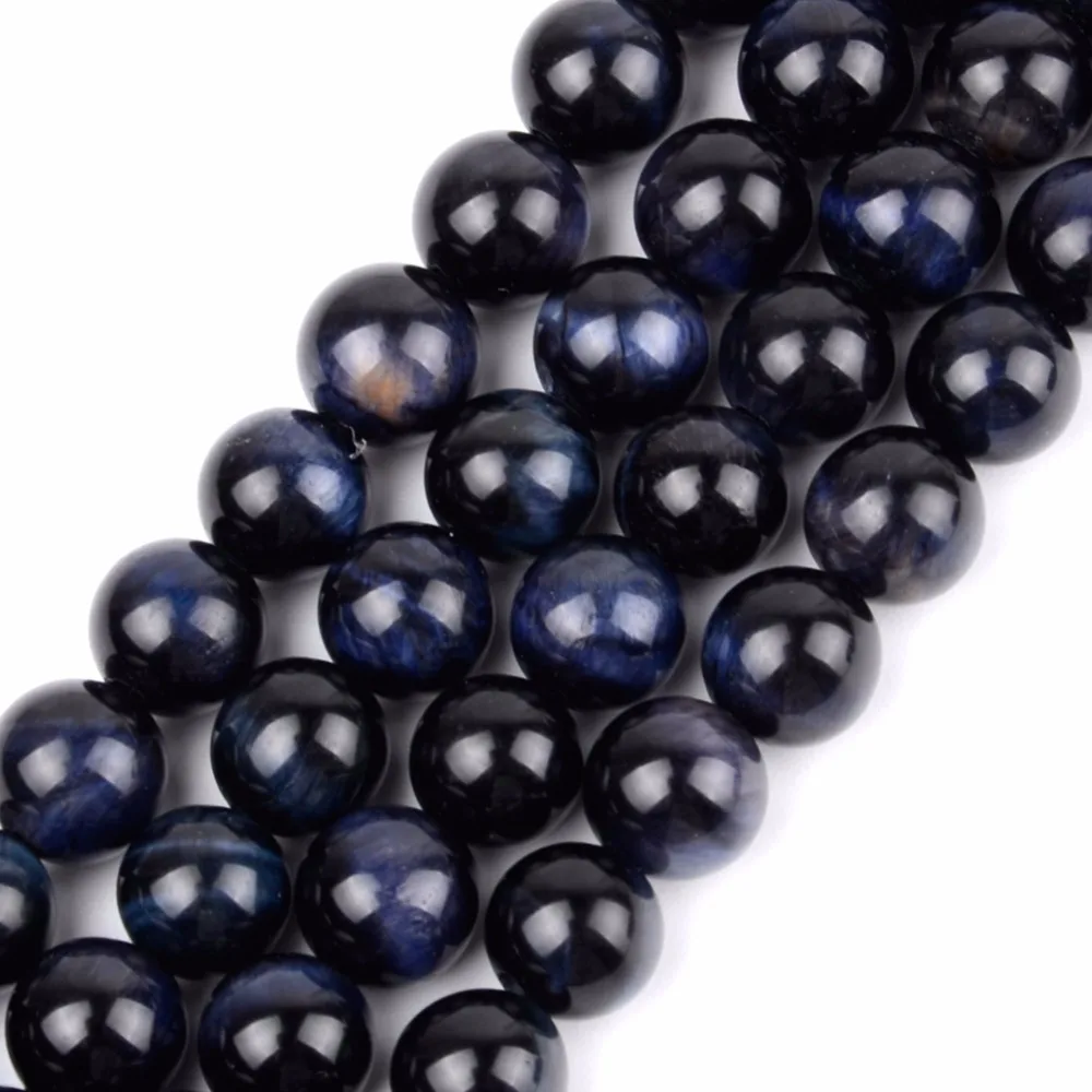 Wholesale Natural Minerals Stone Beads 4 6 8 10mm Dark Blue Tiger Eye Round Beads for Diy Jewelry Making Bracelet Accessories
Wholesale Natural Minerals Stone Beads 4 6 8 10mm Dark Blue Tiger Eye Round Beads for Diy Jewelry Making Bracelet Accessories