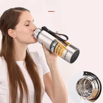 1000ml 1500ml Russian Style Outdoor Insulated Bottle Portable Large Capacity Vacuum Cup Sports Vacuum Flask
1000ml 1500ml Russian Style Outdoor Insulated Bottle Portable Large Capacity Vacuum Cup Sports Vacuum Flask