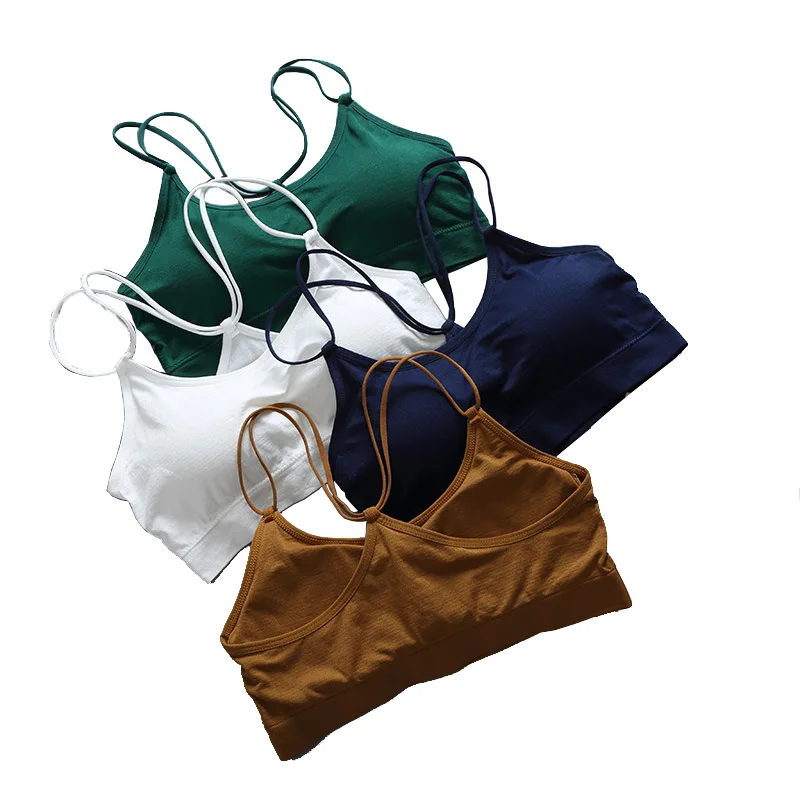 Bralette Crop Top Women 2019 Fashion Casual Cotton Tank Top short tshirt Chest Padded Bra Vest Female Cropped Tops
Bralette Crop Top Women 2019 Fashion Casual Cotton Tank Top short tshirt Chest Padded Bra Vest Female Cropped Tops