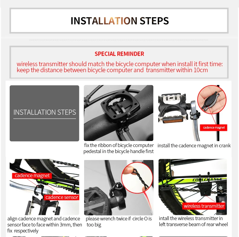 rear wheel bike computer