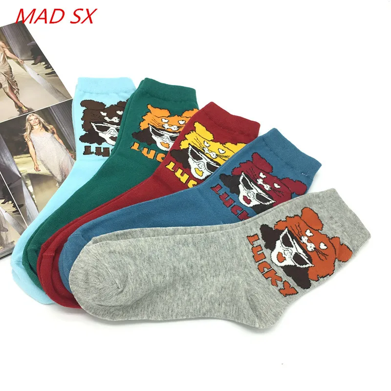 5 Pairs /lot harajuku Women Socks trend new trendy style Cartoon sunglasses fashion beauty Women's funny cotton socks
5 Pairs /lot harajuku Women Socks trend new trendy style Cartoon sunglasses fashion beauty Women's funny cotton socks