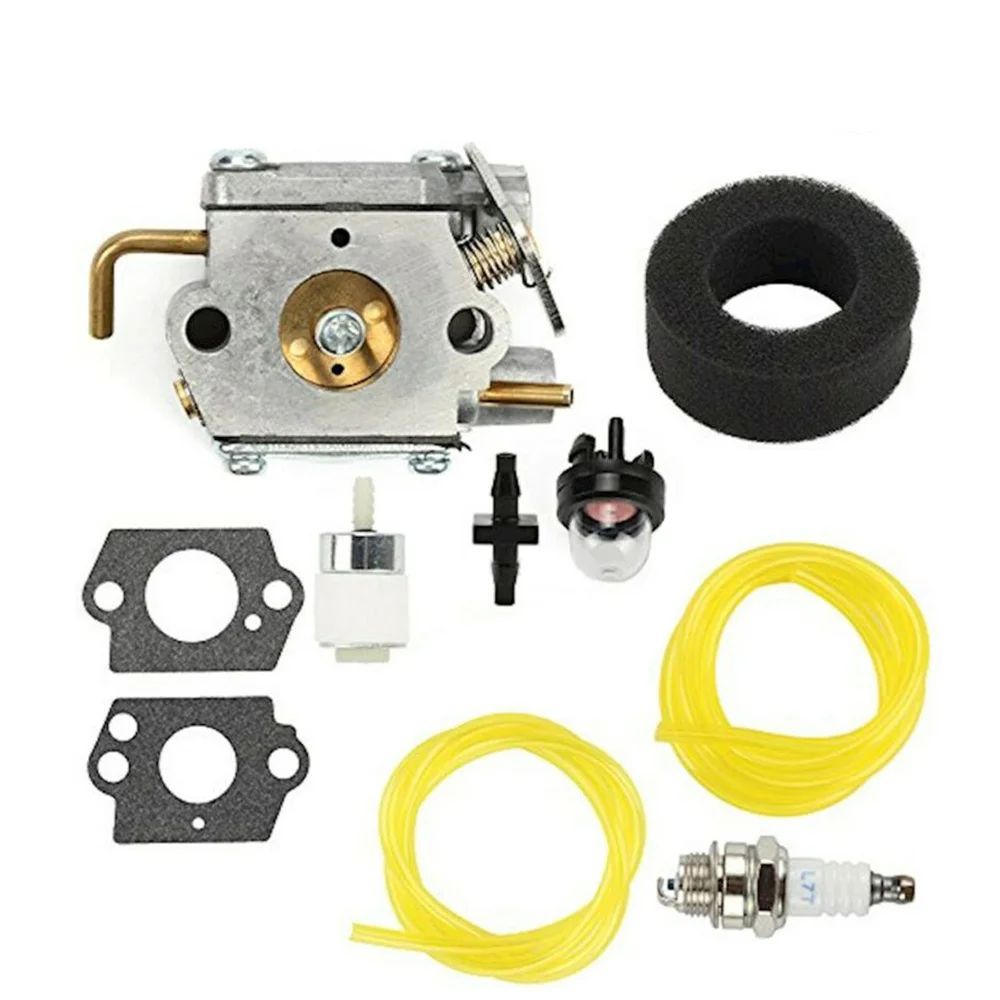 For MTD Bolens Trimmer WT-827 Carburetor Kit Engine Tools Replacement Fuel Hose Spark plug Air filter Durable Convenient
For MTD Bolens Trimmer WT-827 Carburetor Kit Engine Tools Replacement Fuel Hose Spark plug Air filter Durable Convenient
