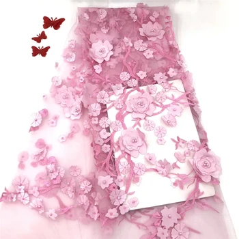 VILLIEA African Lace Fabric 2018 High Quality Lace Embroidery French Tulle 3d Flower African Beaded Lace Fabric For Wedding
VILLIEA African Lace Fabric 2018 High Quality Lace Embroidery French Tulle 3d Flower African Beaded Lace Fabric For Wedding