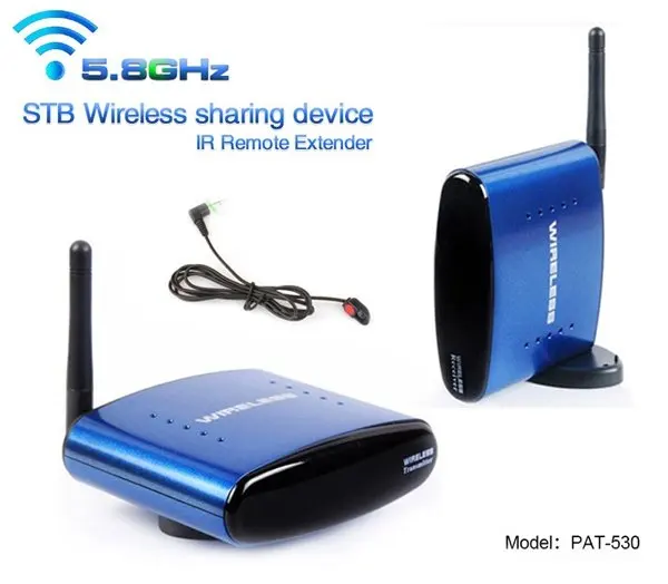 

HBUDS 5.8GHz 200m Wireless AV Sender TV Audio Video Transmitter Receiver IR Remote PAT-535