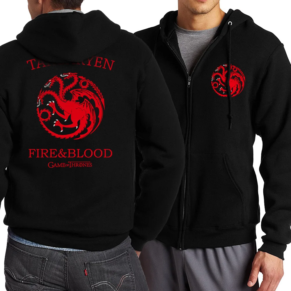 Game of Thrones Zipper Dragon Wolf Cool Printing Zipper Hoodies Hoodie Man Fleece Warm Spring Autumn Tracksuit Casual Sportswear
Game of Thrones Zipper Dragon Wolf Cool Printing Zipper Hoodies Hoodie Man Fleece Warm Spring Autumn Tracksuit Casual Sportswear