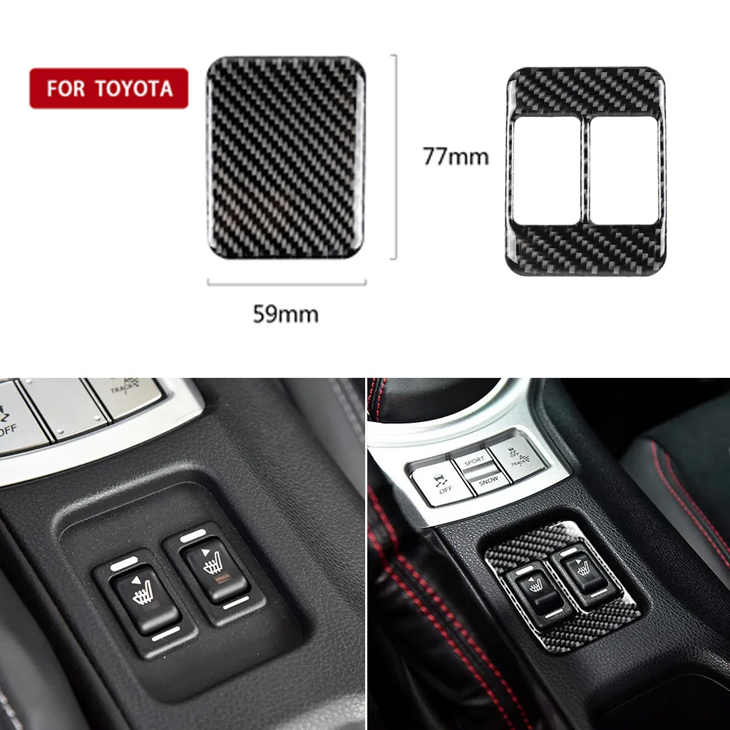 Carbon Fiber Center Console Electric Heating Seat Button Frame Decoration Cover Trim For Subaru BRZ TOYOTA 86 2013-17 #WL1
Carbon Fiber Center Console Electric Heating Seat Button Frame Decoration Cover Trim For Subaru BRZ TOYOTA 86 2013-17 #WL1