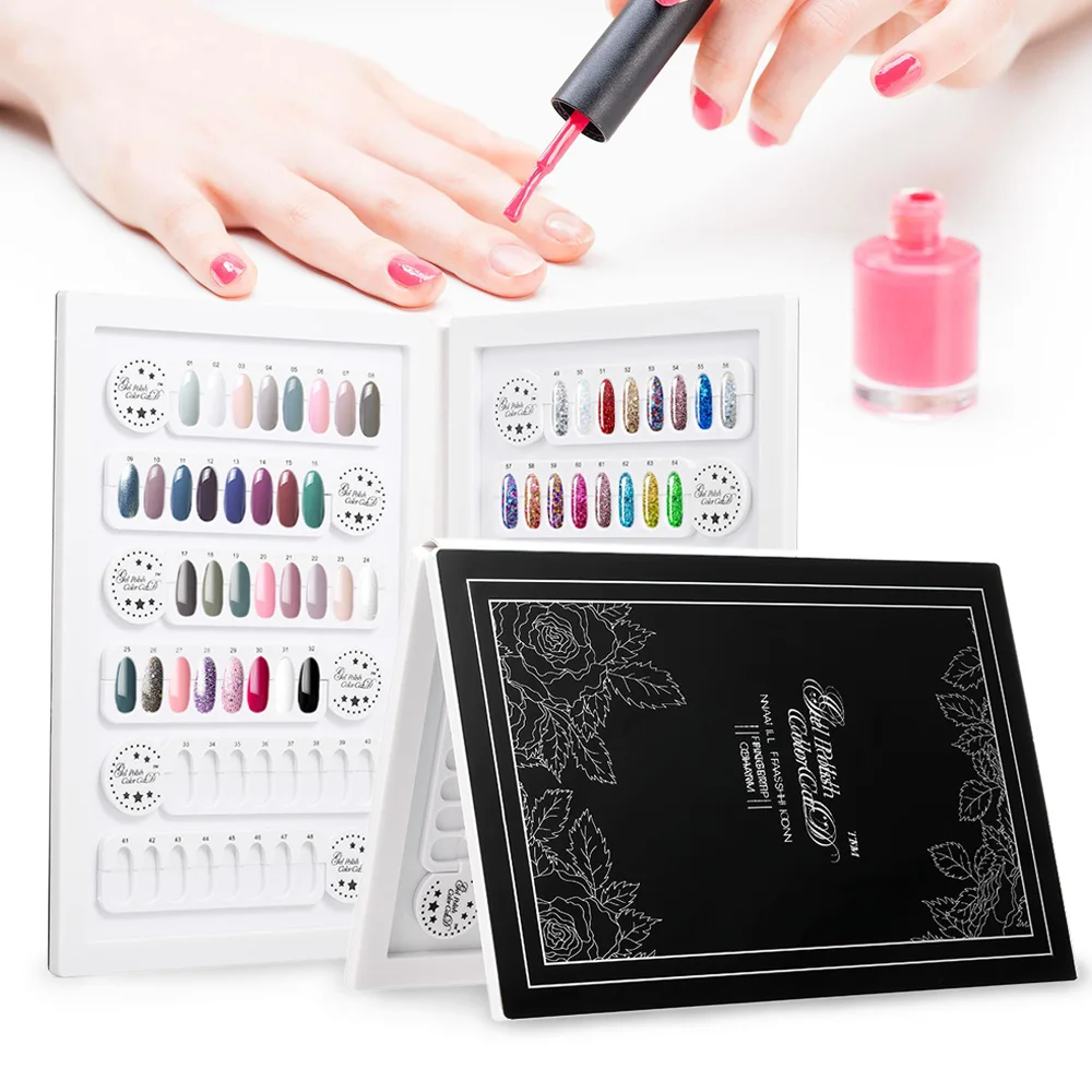 96 Colors False Nail Color Book Display Detachable Nail Art Gel Polish Color Card Nail Color Chart Palette Manicure Tool
96 Colors False Nail Color Book Display Detachable Nail Art Gel Polish Color Card Nail Color Chart Palette Manicure Tool