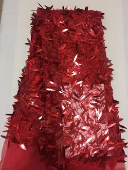 luxurious fabric of the French mesh lace, with many sequins of 3d floral, embroidered gauze, for women's 5 yard dress fabrics Y0
luxurious fabric of the French mesh lace, with many sequins of 3d floral, embroidered gauze, for women's 5 yard dress fabrics Y0