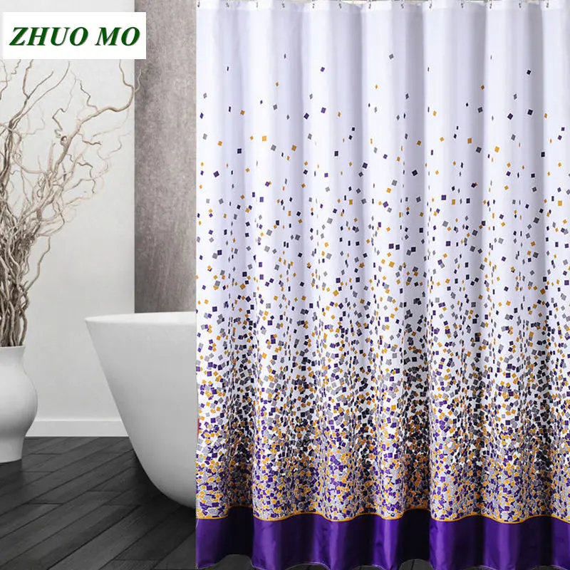 ZHUO MO-Polyester Shower Curtains with Plastic Hooks, Bathroom Curtains, Sports Block Pattern, Waterproof, Hotel for Home
ZHUO MO-Polyester Shower Curtains with Plastic Hooks, Bathroom Curtains, Sports Block Pattern, Waterproof, Hotel for Home