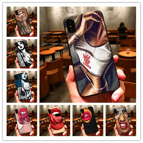 Fashion beautiful sexy girl lips soft TPU Silicone phone case Cover Coque Fundas For iPhone 6 7 8 plus X10 5 Fundas Cover
Fashion beautiful sexy girl lips soft TPU Silicone phone case Cover Coque Fundas For iPhone 6 7 8 plus X10 5 Fundas Cover