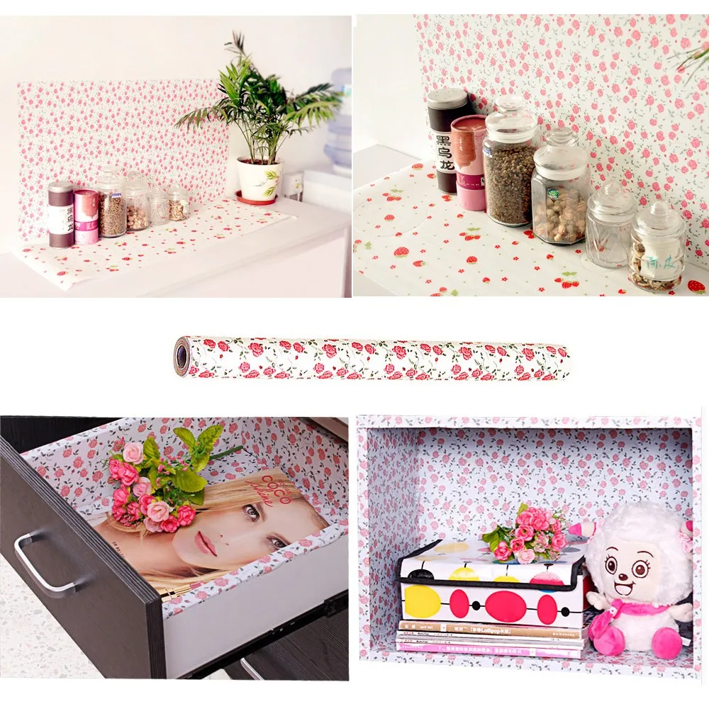 RAYUAN Pink Floral Self Adhesive DIY Drawer Liner Wall Sticker Kitchen Table Shelf Contact Paper Wallpaper Mural 45x200CM
RAYUAN Pink Floral Self Adhesive DIY Drawer Liner Wall Sticker Kitchen Table Shelf Contact Paper Wallpaper Mural 45x200CM