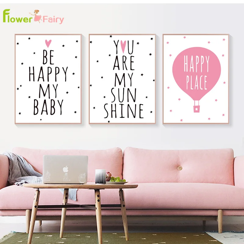 Cartoon Nursery Wall Art Canvas Painting Be Happy Nordic Poster Pictures For Living Room Baby Kids Posters And Prints Unframed
Cartoon Nursery Wall Art Canvas Painting Be Happy Nordic Poster Pictures For Living Room Baby Kids Posters And Prints Unframed