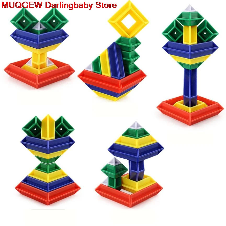 Geometric 3D Building Blocks Tower Pyramid Cube Assembly Construction Fun Funny Gadgets Novelty Interesting Toys Birthday Gift
Geometric 3D Building Blocks Tower Pyramid Cube Assembly Construction Fun Funny Gadgets Novelty Interesting Toys Birthday Gift