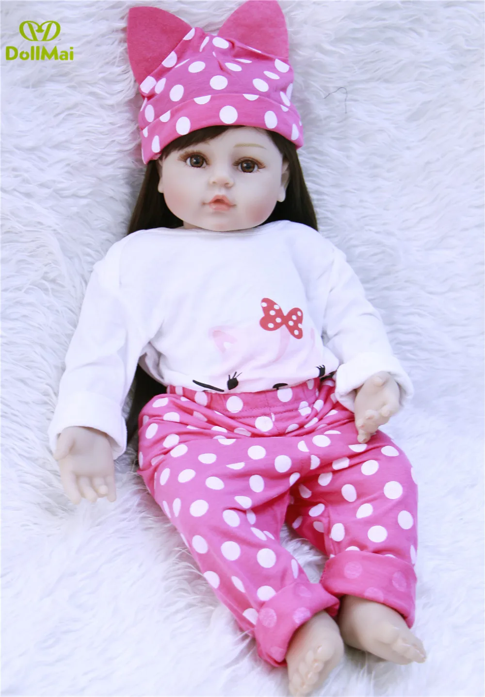 Adorable bebes reborn girl dolls 58cm vinyl silicone reborn baby dolls for children birthday gift real baby alive doll reborn
Adorable bebes reborn girl dolls 58cm vinyl silicone reborn baby dolls for children birthday gift real baby alive doll reborn