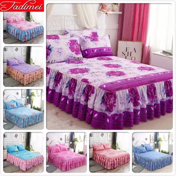 Adult Couple Child Girl Flower Bed Skirts With Lace Single Twin Queen King Size Bed Cover Linen Soft Cotton Bedspreads 150x200cm
Adult Couple Child Girl Flower Bed Skirts With Lace Single Twin Queen King Size Bed Cover Linen Soft Cotton Bedspreads 150x200cm