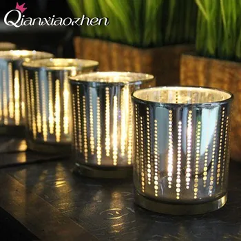 Qianxiaozhen Plating Glass Candle Holders Wedding Decorations Candles Home Decoration Candle Lantern
Qianxiaozhen Plating Glass Candle Holders Wedding Decorations Candles Home Decoration Candle Lantern