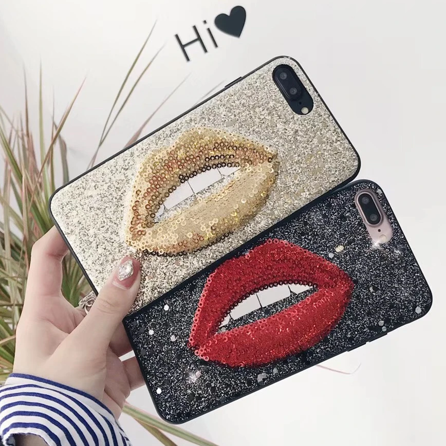 For iPhone XS Max XR XS X 6 6S 7 8 Plus Case Glitter Bling Star 3D Sexy Big Mouth Lips Hard Sequins Back Cover for iPhone 7 Case
For iPhone XS Max XR XS X 6 6S 7 8 Plus Case Glitter Bling Star 3D Sexy Big Mouth Lips Hard Sequins Back Cover for iPhone 7 Case