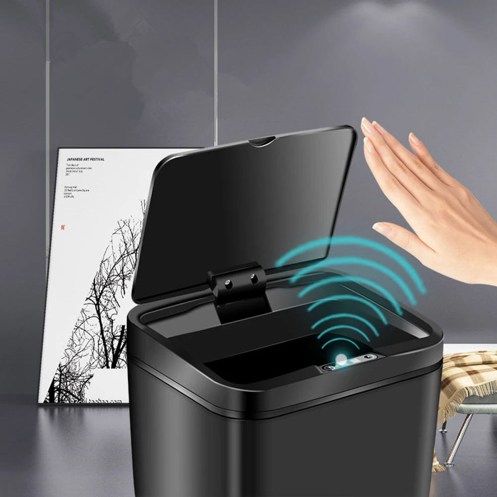 12L Rubbish Home Dustbin Automatic Sensor Waste Bin Inductive Storage Garbage Stainless Steel Bathroom Kitchen Trashcan Smart
12L Rubbish Home Dustbin Automatic Sensor Waste Bin Inductive Storage Garbage Stainless Steel Bathroom Kitchen Trashcan Smart