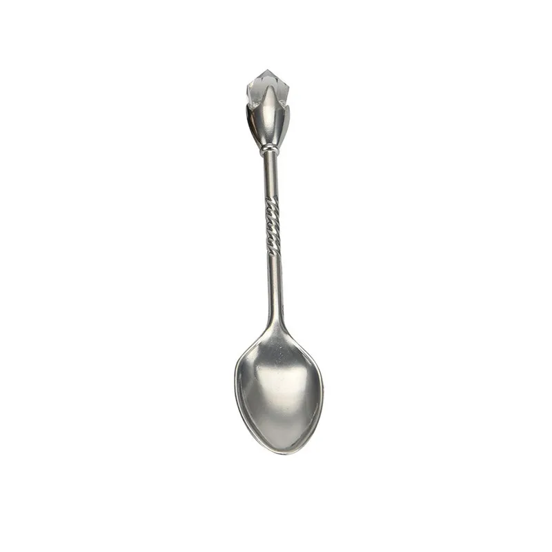 Retro Big Diamond Coffee Spoon Sugar Tea Dessert Cutlery Kitchen Tableware special constant charm seasoning Alloy+Acrylic
Retro Big Diamond Coffee Spoon Sugar Tea Dessert Cutlery Kitchen Tableware special constant charm seasoning Alloy+Acrylic