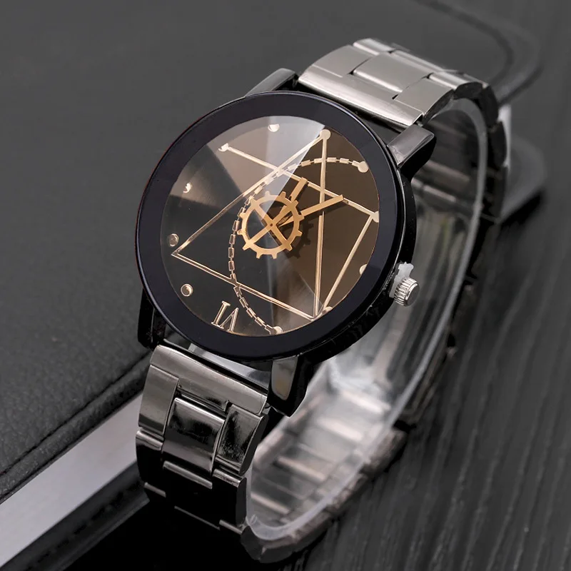 

Gofuly 2019 New Luxury Watch Fashion Stainless Steel Watch for Man Quartz Analog Wrist Watch Orologio Uomo Hot Sales Drop ship