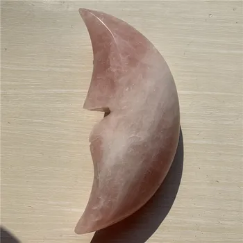 GJ Hand Carved Cheap Big Size 24cm Natural Pink Rose Quartz Crystal Moon for Dec
GJ Hand Carved Cheap Big Size 24cm Natural Pink Rose Quartz Crystal Moon for Dec