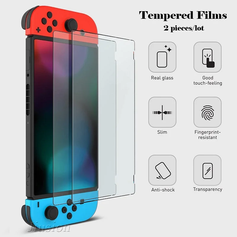 2Pcs Gamepad Film for Nintendo Console Tempered Glass Screen Protector Protective Film Cover for Nintendo Switch NS Accessories
2Pcs Gamepad Film for Nintendo Console Tempered Glass Screen Protector Protective Film Cover for Nintendo Switch NS Accessories
