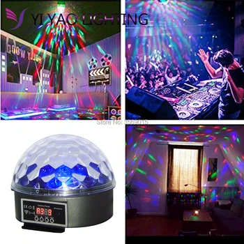 Led RGB Mini Stage Light Magic Crystal Ball Lamp 27W Laser 
Led RGB Mini Stage Light Magic Crystal Ball Lamp 27W Laser
