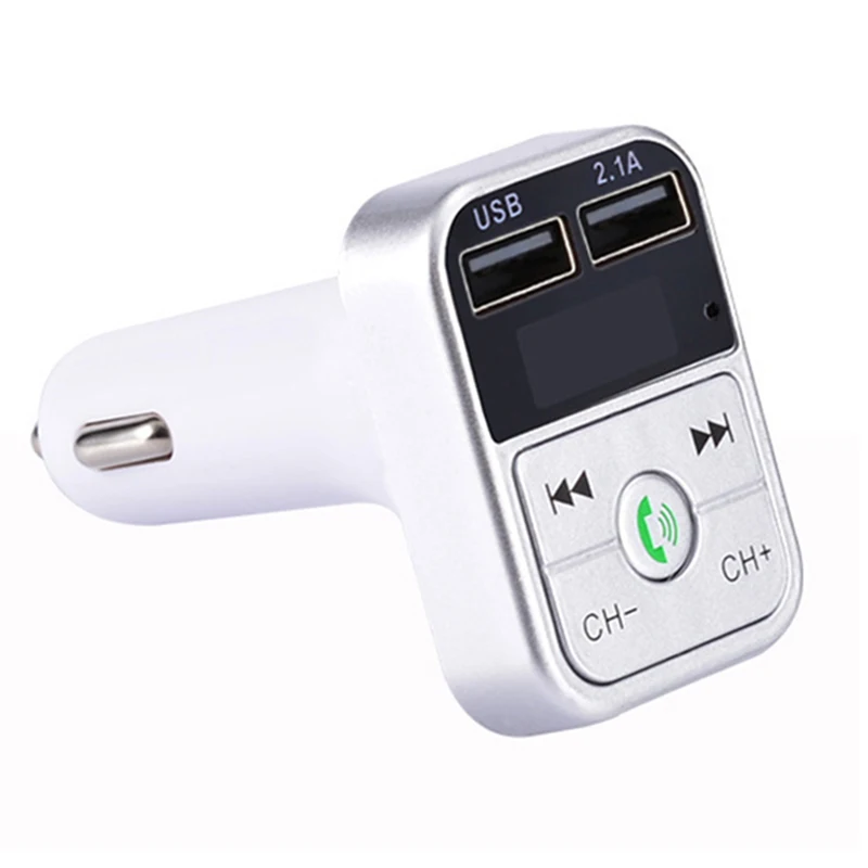 Bluetooth FM Transmitter Hands Free Car Kit Car Styling MP3 Music Player TF Flash Music 5V 2.1A USB Charger 12V-24V FM Modulator
Bluetooth FM Transmitter Hands Free Car Kit Car Styling MP3 Music Player TF Flash Music 5V 2.1A USB Charger 12V-24V FM Modulator
