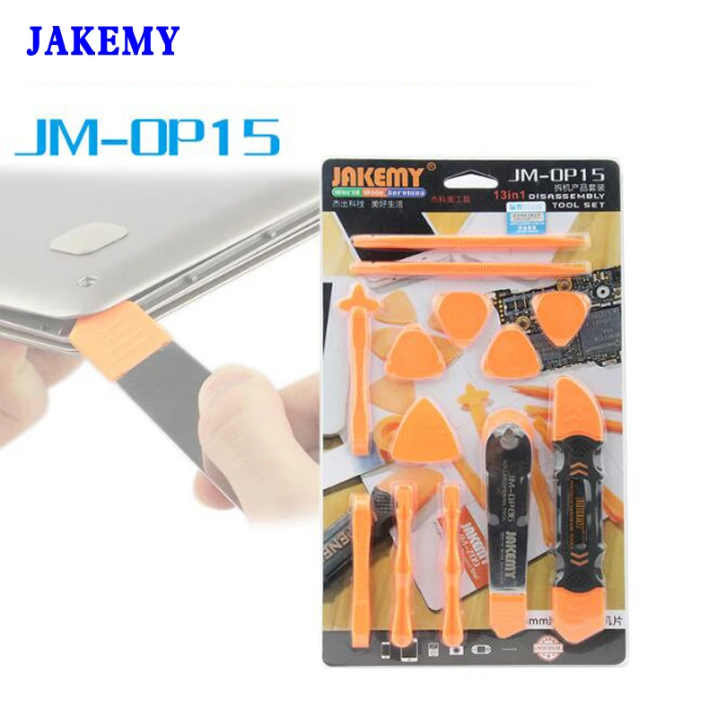 

JAKEMY 13 In 1 Disassembly Tools Set Pry Spudger Roller Opening Tool For iPhone 7 6 5 For iPad for iPod Tablet Repair