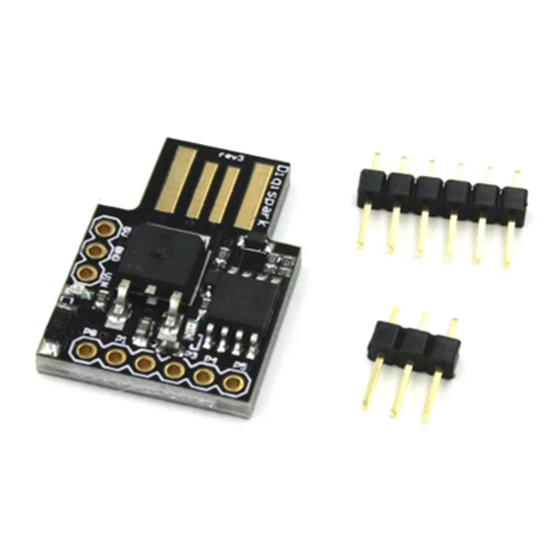1pcs Digispark kickstarter miniature for Arduino ATTINY85 usb development board
1pcs Digispark kickstarter miniature for Arduino ATTINY85 usb development board