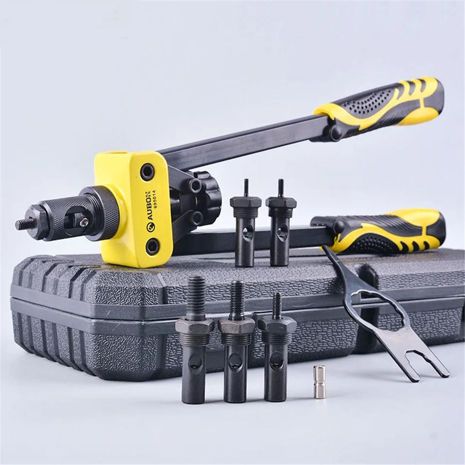 Hot 14" (360MM) Heavy Duty Double Hand Manual Riveter Gun Riveting Tool Rivet Nut M3/M4/M5/M6/M8/M10 Free shipping | Инструменты