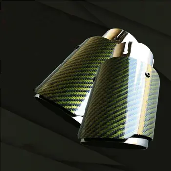 Car Styling 63 Or 89mm Green Carbon Fiber Muffler Tip Exhaust Systems Tail Pipes Stainless Steel Trim Straight For Akrapovic
Car Styling 63 Or 89mm Green Carbon Fiber Muffler Tip Exhaust Systems Tail Pipes Stainless Steel Trim Straight For Akrapovic