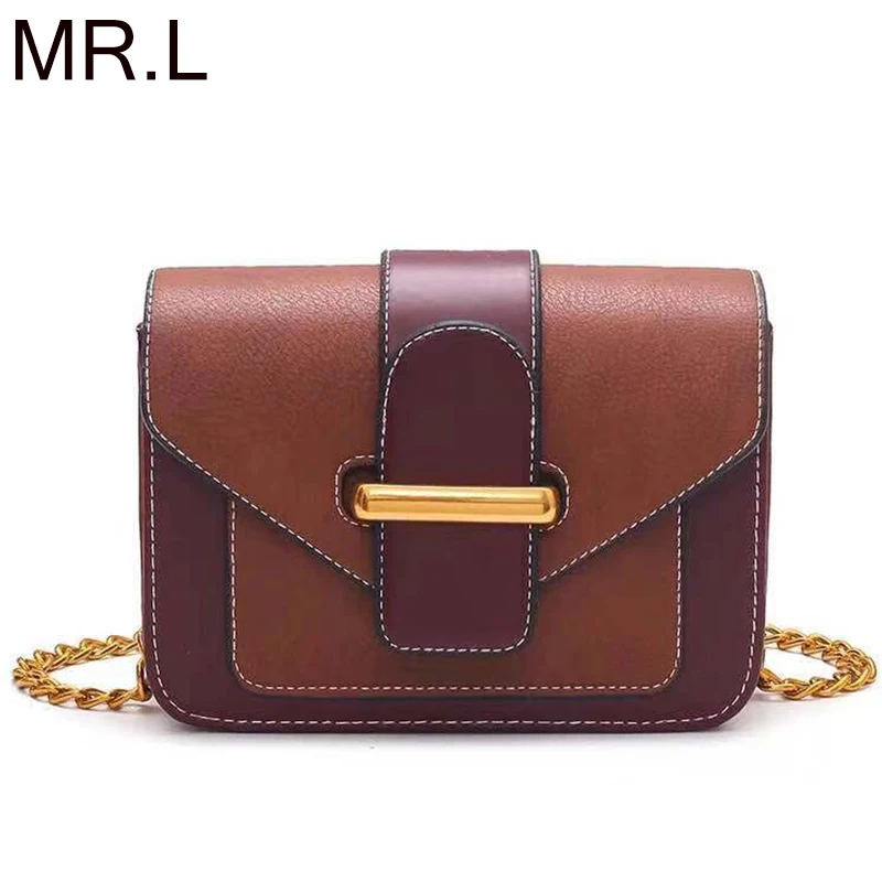 MR.L brand small shoulder bag for women messenger bags ladies retro PU leather handbag purse Panelled female crossbody bag
MR.L brand small shoulder bag for women messenger bags ladies retro PU leather handbag purse Panelled female crossbody bag