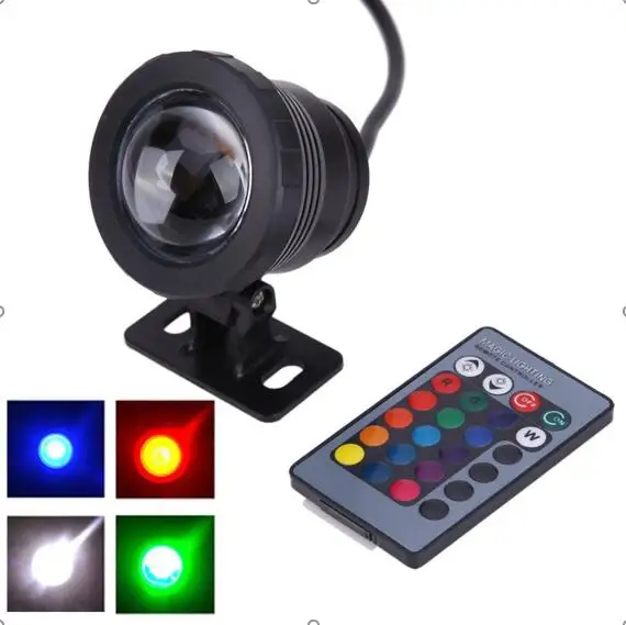 Waterproof Underwater Lamp Pond Lighting Fish Tank Aquarium Remote controller LED Lights 5W 220V DC 12V RGB LED Pool Light IP65
Waterproof Underwater Lamp Pond Lighting Fish Tank Aquarium Remote controller LED Lights 5W 220V DC 12V RGB LED Pool Light IP65
