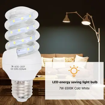 85-265V E27 7W 16W 24W Spiral Tube Energy Saving Lamp LED Light Bulb Tubes 6500K Cold White Fluorescent Light Bulb
85-265V E27 7W 16W 24W Spiral Tube Energy Saving Lamp LED Light Bulb Tubes 6500K Cold White Fluorescent Light Bulb