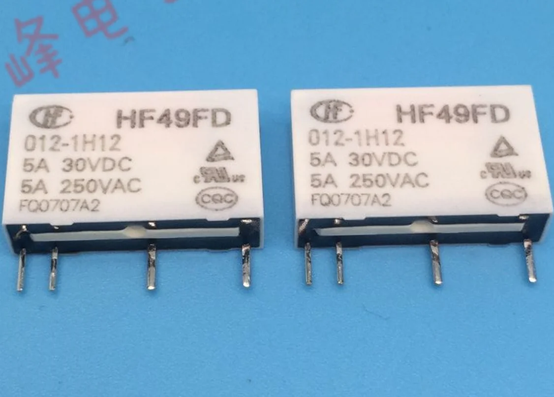 Бесплатная доставка, новинка 100%, оригинальное реле 10 шт./лот, HF49FD-012-1H12 HF49FD 012-1H12, 12 В постоянного тока, 5 А, 4 контакта, может заменить фотоэлемент
Бесплатная доставка, новинка 100%, оригинальное реле 10 шт./лот, HF49FD-012-1H12 HF49FD 012-1H12, 12 В постоянного тока, 5 А, 4 контакта, может заменить фотоэлемент