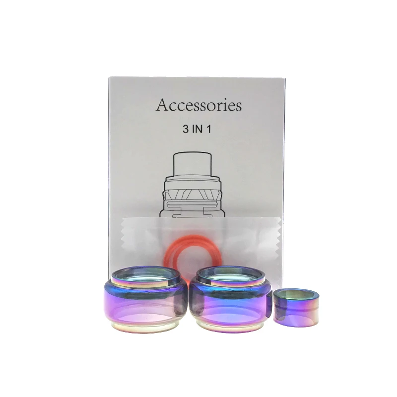 1 Set Rainbow Bubble Glass With Drip Tip With Silicone Ring For SMOK TFV8 baby V2 Tank 5ml Atomizer
1 Set Rainbow Bubble Glass With Drip Tip With Silicone Ring For SMOK TFV8 baby V2 Tank 5ml Atomizer