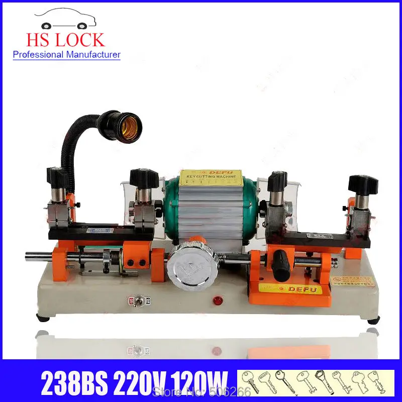 original defu 238BS key cutting machine 220v 120w auto key duplication machine made in China fast ship
original defu 238BS key cutting machine 220v 120w auto key duplication machine made in China fast ship