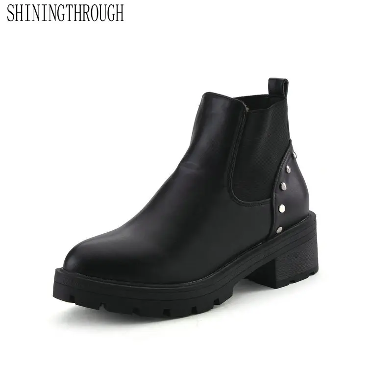 New Women Fashion Ankle Slip-on Women Boots Sexy Square Low Heel Women Shoes Sprinf Autumn Black Gray White Ladies Party Shoes
New Women Fashion Ankle Slip-on Women Boots Sexy Square Low Heel Women Shoes Sprinf Autumn Black Gray White Ladies Party Shoes